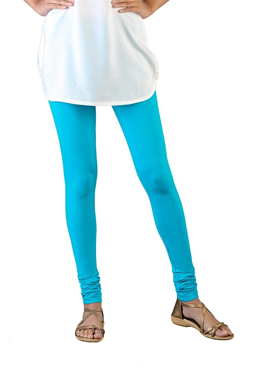 Twinbirds Grand Turquoise Women Churidar legging - JO's Nighty Store